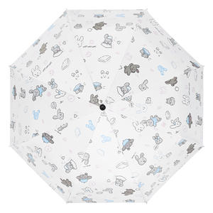 Sombrilla Plegable Automática de EVA y Acero para Mujer, Estilo Instagram, Linda, Fresca, para Sol y Lluvia, con Protección Solar - Product Image 5