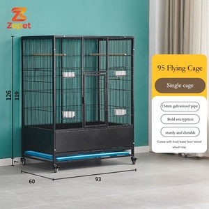 <span class=keywords><strong>Grande</strong></span> cage d'élevage multi-niveaux pour oiseaux, canaris, pigeons, perroquets et perruches, à vendre - Product Image 6