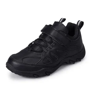 2024 아이들 편안한 겨울 보트 신발 플랫 로퍼 신발 플랫폼 운동화 체육관 부드러운 패션 검은 신발