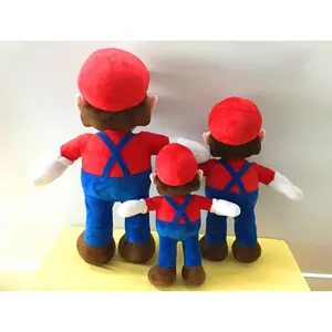 Hochwertige 53 cm Mario Bros. Plüschtierspielzeug Anime-Charaktere Mario Weichtiere für Kinder