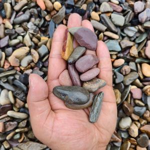 Mix Color Pierre Naturelle Pebble Wash River Stones pour Jardin et Aquarium - Product Image 6