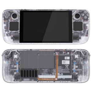 Extremerate แผ่นปิดหน้าจอ LCD แบบใสแผ่นหลังชุดเปลี่ยนทั้งชุดสำหรับคอนโซล Steam DECK - Product Image 2