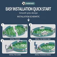Table de football miniature interactive pour enfants, jeu de société parent-enfant multi-joueurs, jouet en plastique amusant et compétitif pour deux joueurs