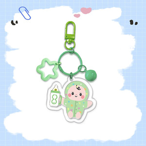 สินค้า GMM Star Merchandise CP ตุ๊กตาน่ารักอะคริลิค รูปดาวห้าแฉก พร้อมกระดิ่ง ของตกแต่งขนาดเล็ก พวงกุญแจสำหรับแฟนคลับ Kpop ของขวัญสำหรับแฟนๆ - Product Image 6