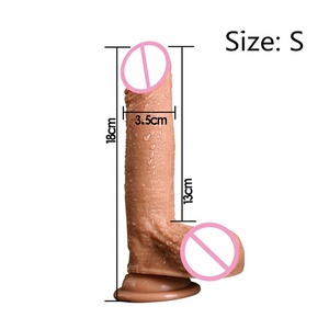 Pénis réaliste en Silicone 7/7/8 pouces, énorme godemiché avec ventouse pour femmes, toucher "naturel", jouet sexuel - Product Image 5