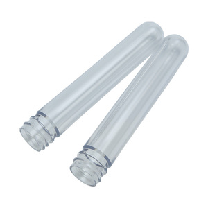 Transparent 28mm tooth 65g PET <b>Preform</b> Tube White Plastic Bottle Daily Chemical Products Repackaging for Beverages - Product Image 2