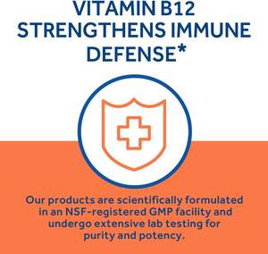 แท็บเล็ตวิตามินบี B12ซับซ้อนอาหารเสริมเพื่อสุขภาพวิตามินบีเม็ดเคี้ยว B12 - Product Image 5