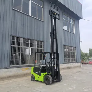 China Lieferant 1,5 Tonnen 3m Elektromotor Gabelstapler unebenes Gelände Gabelstapler Lader Hersteller für Fabrik