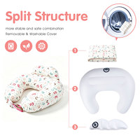 Chaise de soutien pour bébé moderne, coussin d'allaitement, ceintures réglables, housses en coton amovibles, 0-12 mois, TPU