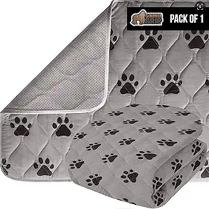 Penjualan laris bantalan latihan bantalan anjing peliharaan pola cetak dapat digunakan kembali alas latihan toilet dapat dicuci bantalan kencing anak anjing - Product Image 3