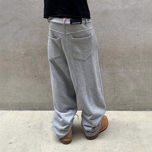 <span class=keywords><strong>Pantaloni</strong></span> Lunghi Estivi da Uomo in Cotone 400gsm, <span class=keywords><strong>Pantaloni</strong></span> Sportivi <span class=keywords><strong>Bianchi</strong></span> in Nylon, Joggers <span class=keywords><strong>Tech</strong></span> Baggy con Tasche Multiple - Product Image 4