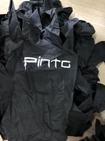 Guantes de nitrilo puro negro rosa azul textura dedo salón de belleza tatuaje sin polvo tatuaje sin látex con logotipo personalizado para tatuaje, sin polvo, sin látex