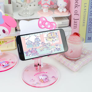 Soporte de visualización manos libres para teléfono, tableta, diseño Sanrio, ángulo de visión ajustable, soporte de Metal acrílico para películas, videollamadas - Product Image 4