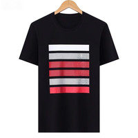 Nouveau T-shirt décontracté pour homme 2026, imprimé, respirant, en pur coton, doux pour la peau, T-shirt épais à manches courtes pour homme