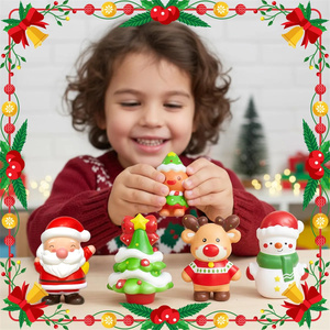 Christmas Squishy Toys New Arrivals Gifts Material Stress Relief Squeeze Decor <b>Tree</b> Santa Claus Reindeer Regalo Juguetes Navidad - Product Image 3