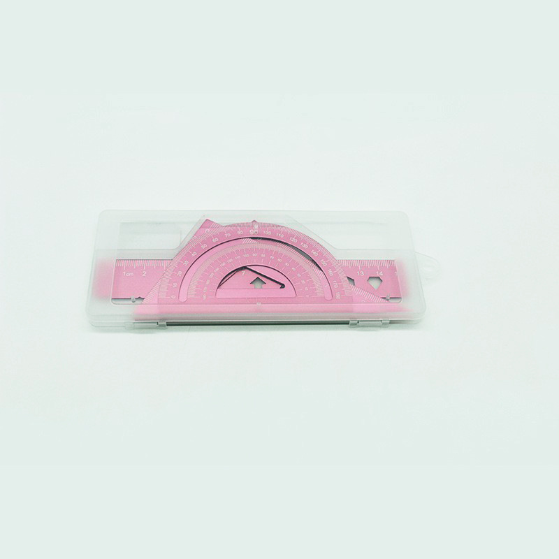 Pink 15cm [Boxed] Ruler with Shape