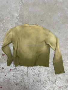 Camiseta Térmica de Manga Larga con Diseño Personalizado, Estampado DTG, Estilo Vintage Lavado, Tejido Waffle Térmico - Product Image 3