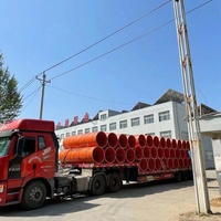 Tuyau en plastique PE DN800-1000MM, épaisseur 30MM, noir, pour siphon inversé de rivière, drainage des inondations et travaux de régulation hydrologique