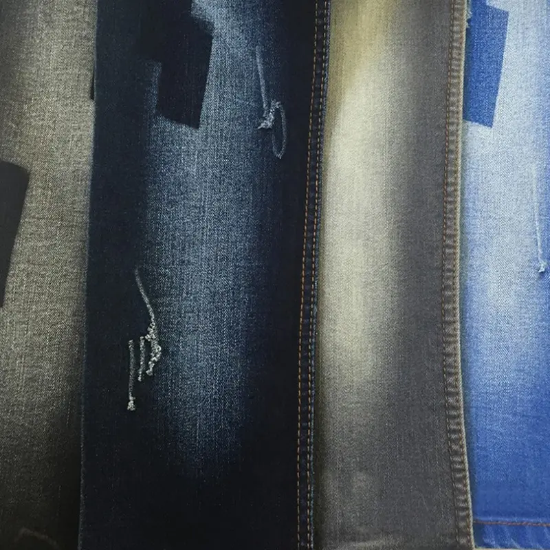 Складская ткань, эластичная хлопковая джинсовая ткань для зимней одежды