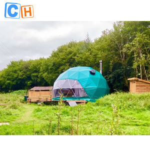 Cúpula grande personalizada para casa prefabricada, techo insonorizado, carpa de cúpula geodésica para complejo turístico - Product Image 5