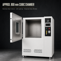 Chambre d'essai de poussière de laboratoire pour les tests de protection des enclos selon la norme IEC 60529 avec contrôle de la temporisation et du vide réglables
