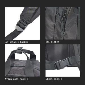 Unisex Trọng lượng nhẹ không thấm nước sợi polyester máy tính xách tay Ba lô sinh viên thể thao giản dị thiết kế dây kéo đóng cửa mềm bán buôn - Product Image 5