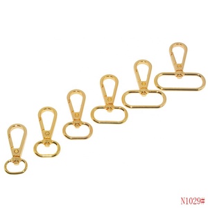 Swivel Snap Hook Metal Spring Rings Keychain Snap Hooks <strong>Lobster</strong> <strong>Clasp</strong> Hand Bag <strong>Clasps</strong> Buckle Keychain <strong>Clasp</strong> Hook Gold