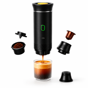 เครื่องชงกาแฟเอสเปรสโซแบบพกพาขนาดเล็กสำหรับใช้งานกลางแจ้ง พร้อมระบบทำความร้อนอัตโนมัติ ใช้กับกาแฟแคปซูล มาพร้อมกระเป๋าพกพาทนทาน เหมาะสำหรับการเดินทางเพื่อธุรกิจและกิจกรรมกลางแจ้ง - Product Image 3