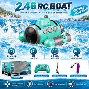 <span class=keywords><strong>Barco</strong></span> de Carreras RC, <span class=keywords><strong>Barco</strong></span> a Control Remoto 2.4G, <span class=keywords><strong>Barco</strong></span> RC de 6 Canales, Juguete Acuático <span class=keywords><strong>El</strong></span>éctrico, Proveedor para Tiendas de Aficionados y Vendedores en Línea - Product Image 1