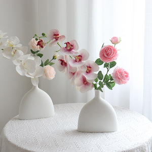 Orchidée Phalaenopsis Artificielle Kch à 9 Têtes en PVC pour Décoration Maison et Mariage - Product Image 1