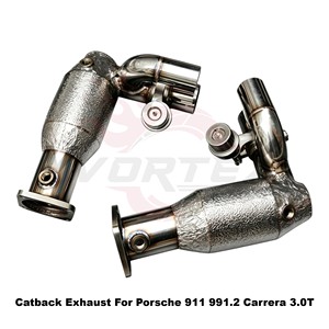 Vortex Performance Stainless Steel Catback <b>Exhaust</b> For Porsche 911 991.2 Carrera 3.0T 2015-2018 Racing Tuning - Product Image 4