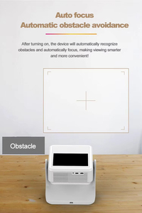 Màn Hình Kép Điều Khiển Cảm Ứng Wifi6 Máy Chiếu 1080P 350 ANSI Máy Chiếu Di Động <span class=keywords><strong>LED</strong></span> Ánh Sáng Tự Động Tập Trung 4K Nhà Ngoài Trời 4K Máy Chiếu - Product Image 5