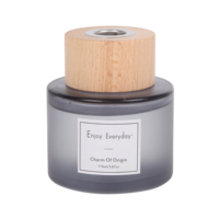 Флакон из матового стекла для ароматизатора воздуха в отелях, 110 мл, цилиндрический, с возможностью нанесения логотипа, для диффузора с ротанговыми палочками