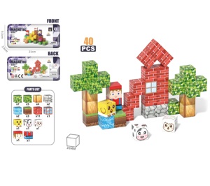 Nueva caja de hierro juego de bloques de construcción magnéticos princesa caballero magnético personalizable fábrica al por mayor para regalos de niños - Product Image 6