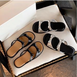 2026 Age-Reducing Soft Sole Bow Open Toe Beach Slippers for Women Versatile Casual Style Sandals - Product Image 5