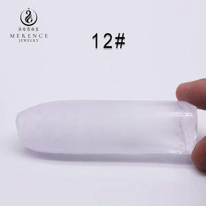 โรงงานเครื่องประดับ Merence ขายตรงราคาสังเคราะห์12 # คอรันดัมหยาบเจียระไนวัตถุดิบสีขาวไพลินราคา - Product Image 5