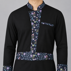 Ensemble tunique et pantalon unisexe en polyester/coton pour personnel d'hôtel, manches longues, coupe classique, uniformes de réception de restaurant, sur mesure - Product Image 1