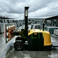 Machine de transport de dalles de pierre à batterie avec ventouses à vide pour la manutention du marbre, du granit et des carreaux