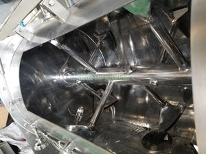 Mezclador de arado de polvo de acero inoxidable, máquina mezcladora, máquina licuadora de corte de arado para potenciador de sabor de especias - Product Image 2