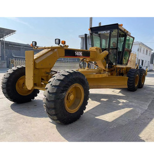 Motoniveladora Caterpillar CAT 140K usada, original, de 17 toneladas, en buen estado, para construcción de carreteras y nivelación de terrenos. - Product Image 3