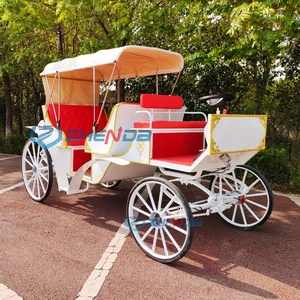 Sightseeing Carriage High Quality Electric Carriage Factory Direct Sale Low Price Three <b>Rows</b> Princess Carriage - Product Image 2