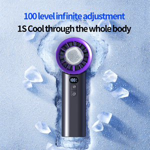 Ventilateur portable électrique pliable sans pales, silencieux, à batterie, avec moteur sans balais à plus de cinq vitesses, pour usage commercial - Product Image 3