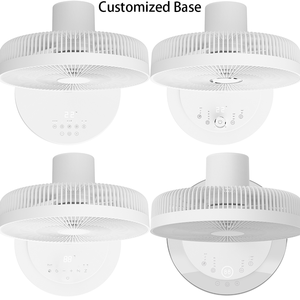Ventilateur sur pied en plastique RUNAL de 12,9 pouces à circulation d'air, télécommande, oscillant, hauteur réglable, rechargeable - Product Image 3