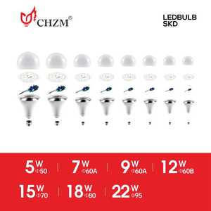 Venta al por mayor de bombillas <span class=keywords><strong>LED</strong></span> para lámparas residenciales <span class=keywords><strong>focos</strong></span> 3W 5W 7W 9W 12W 15W 18W 24W E27 B22 bombillas de luz de materia prima bombillas <span class=keywords><strong>LED</strong></span> - Product Image 5