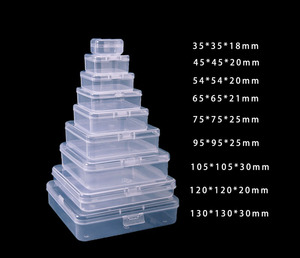 Hộp nhựa nhỏ PP hộp nhựa nhỏ trong suốt để may văn phòng phẩm chơi bài-Hộp đóng gói quà tặng có thể tái chế - Product Image 5