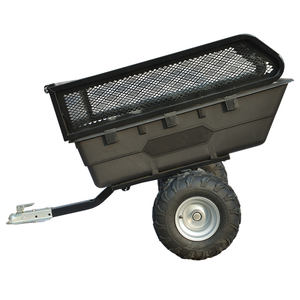 多目的ATVトレーラー、ヘビーデューティーATV牽引カート、芝刈り機用ユーティリティATVワゴン（ホイール付き） - Product Image 4