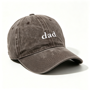 Gorra de algodón vintage lavada con bordado personalizado de logo de letras pequeñas, suave y sin estructura, para hombre, para exteriores, protección solar común - Product Image 4