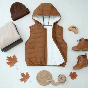 Meilleure Vente : Gilet Enfant Chaud et Confortable en Taffetas, Style Décontracté et Tendance pour l'Extérieur - Product Image 2