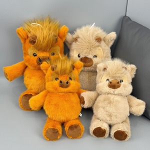 Novedad 2026: Peluche de Vaca Highland de la <span class=keywords><strong>Serie</strong></span> Running, Adorable Peluche Suave de Vaca Highland Escocesa, Animal de Granja, Regalo Perfecto - Product Image 1