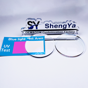 Prix <span class=keywords><strong>de</strong></span> gros Fournisseur <span class=keywords><strong>de</strong></span> lentilles optiques 1.49/1.56/1.59 Pc/1.61 Hmc/shmc <span class=keywords><strong>Lentille</strong></span> optique en résine anti-rayons bleus bloquant la lumière bleue - Product Image 1